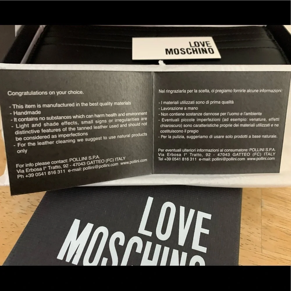 🔥🔥Clearance Sale Reduced Limited Time Offer NWT LOVE MOSCHINO Price Firm Buy Now